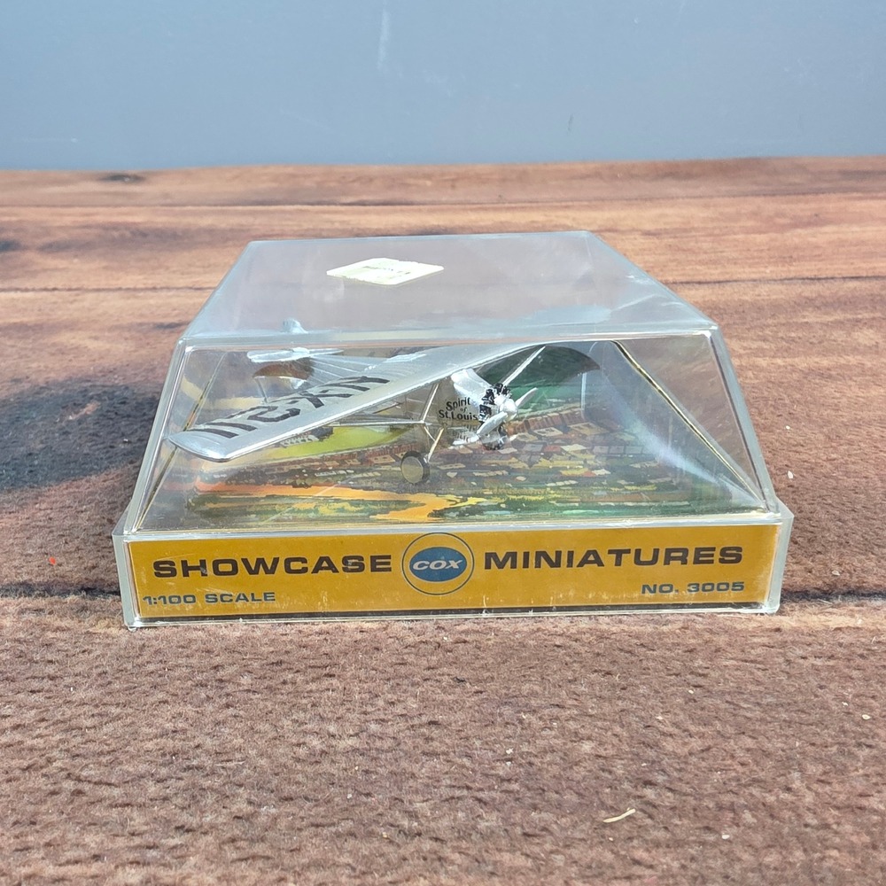 Cox Spirit of St Louis Airplane 1:100 Silver Excellent Diecast Model 3005